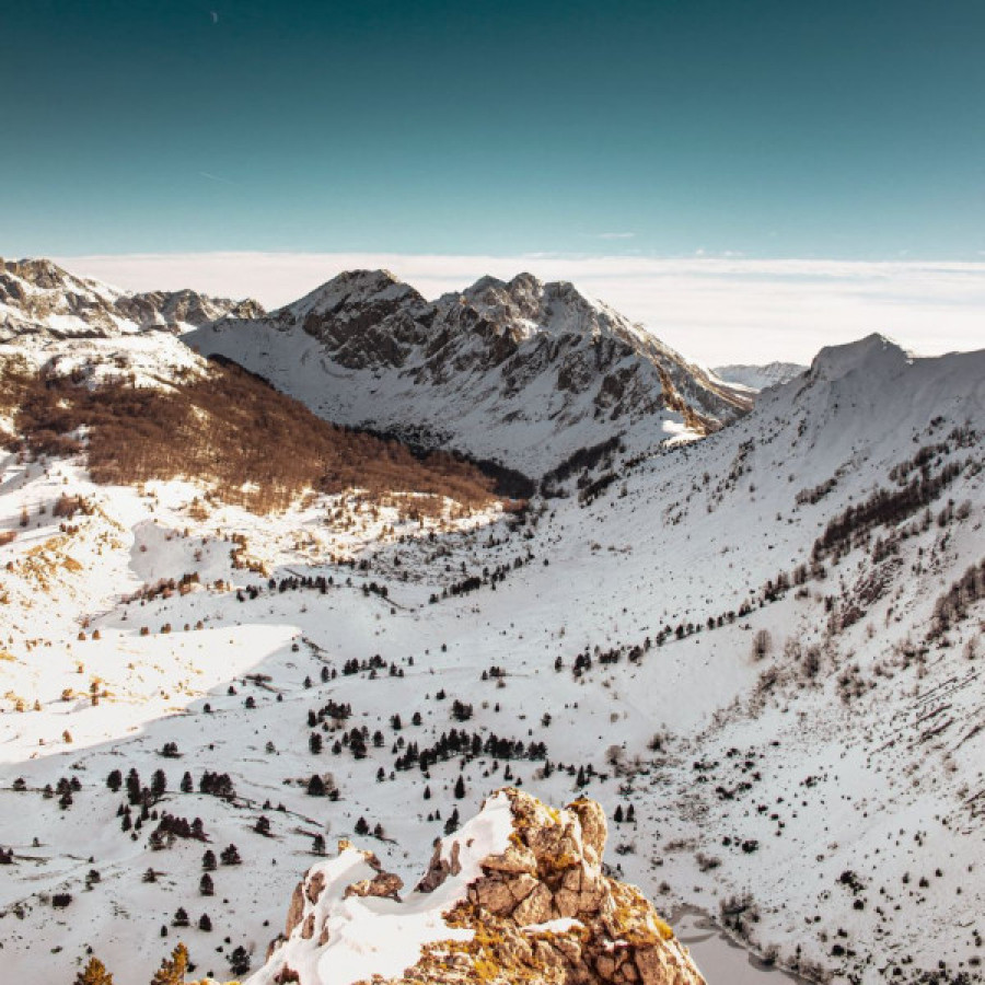First day of winter in National Park Sutjeska