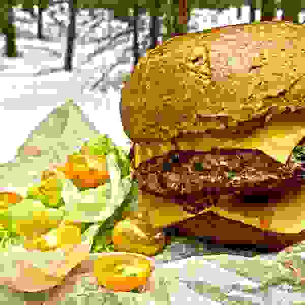 The biggest burger in this forest - Somewhere in the woods