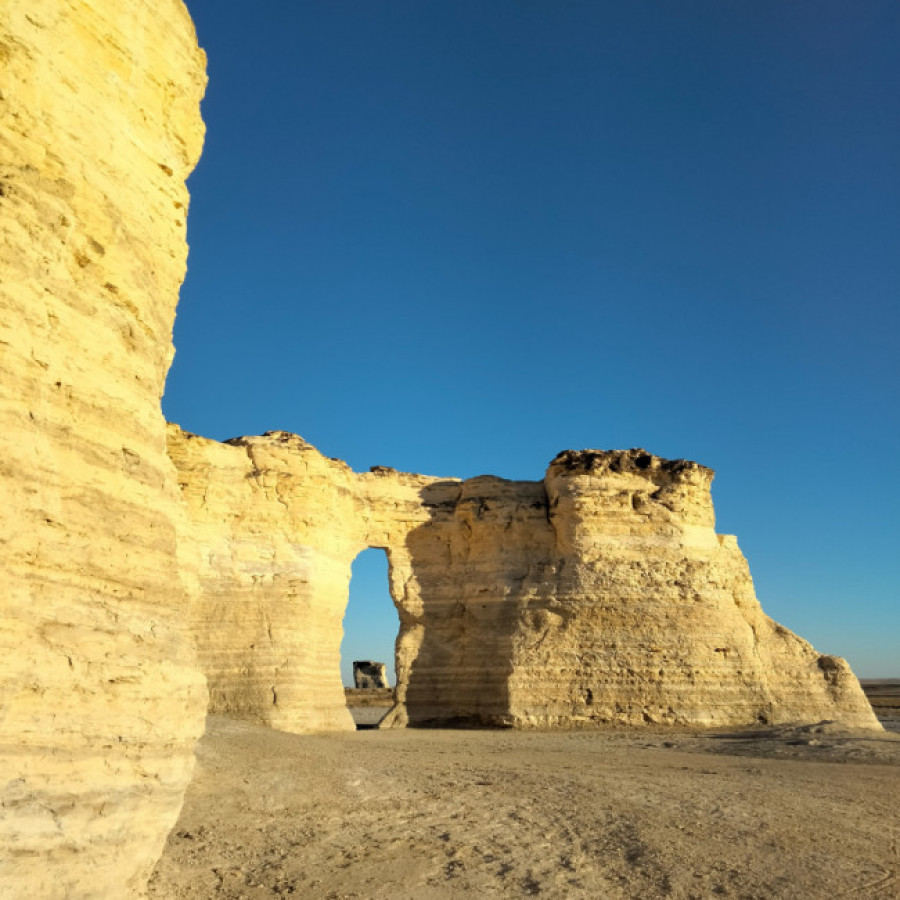 Monument Rocks Chalk Pyramids