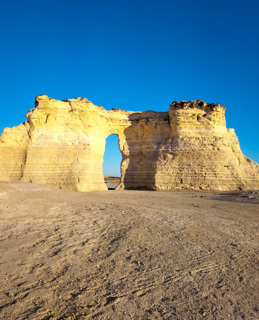 Monument Rocks Chalk Pyramids