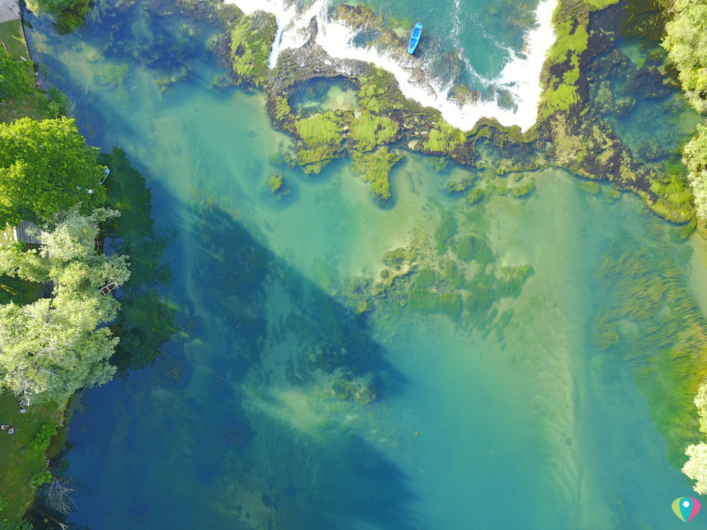 River "Una" from above