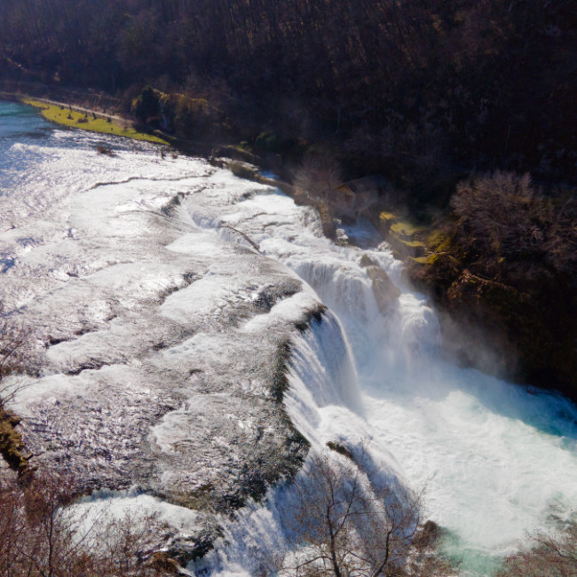 "Štrbački Buk" Waterfall In Winter image 3