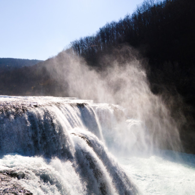 "Štrbački Buk" Waterfall In Winter image 2