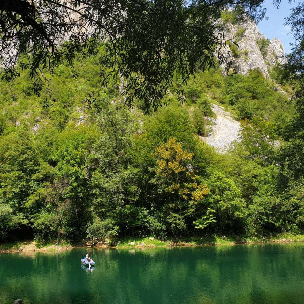 Grmuša, river "Una" canyon