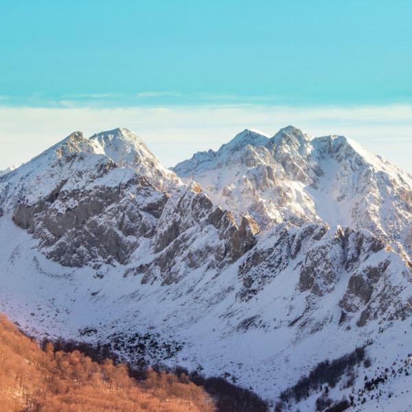 First day of winter in National Park Sutjeska