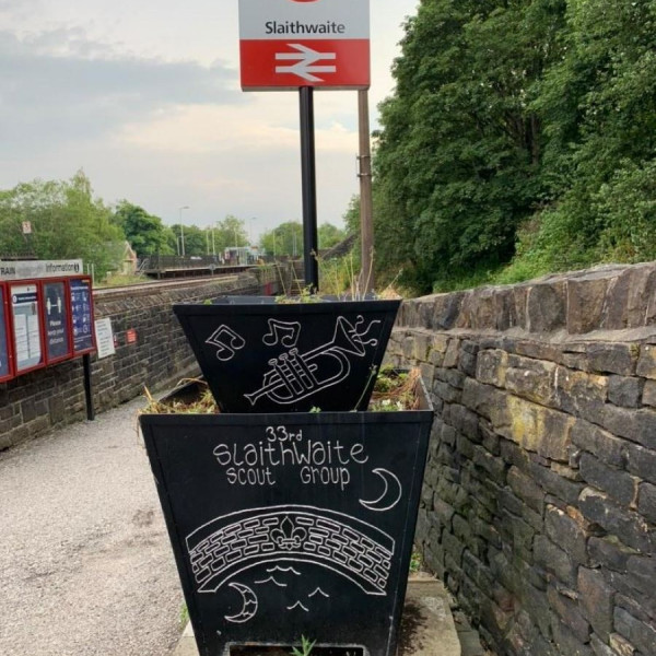 Blackmoorfoot reservoir and Folly Dolly Falls image 2